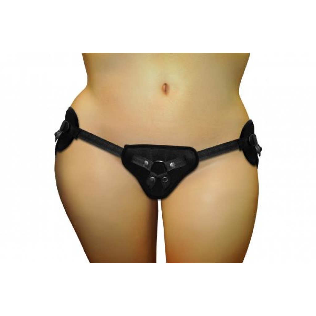 Plus Size Beginners Black Strap On - Harnesses