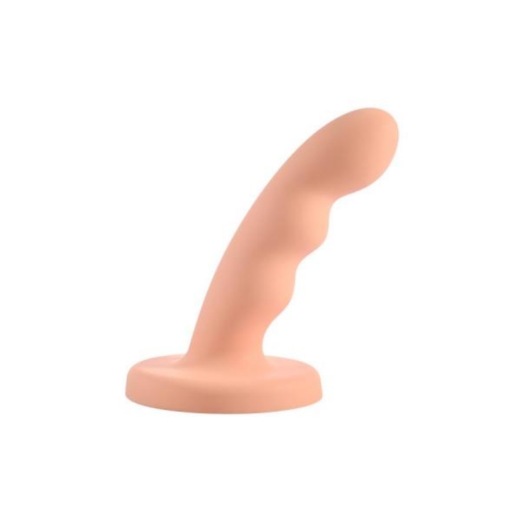 Ren 6in Silicone Dildo Peach - G-Spot Dildos