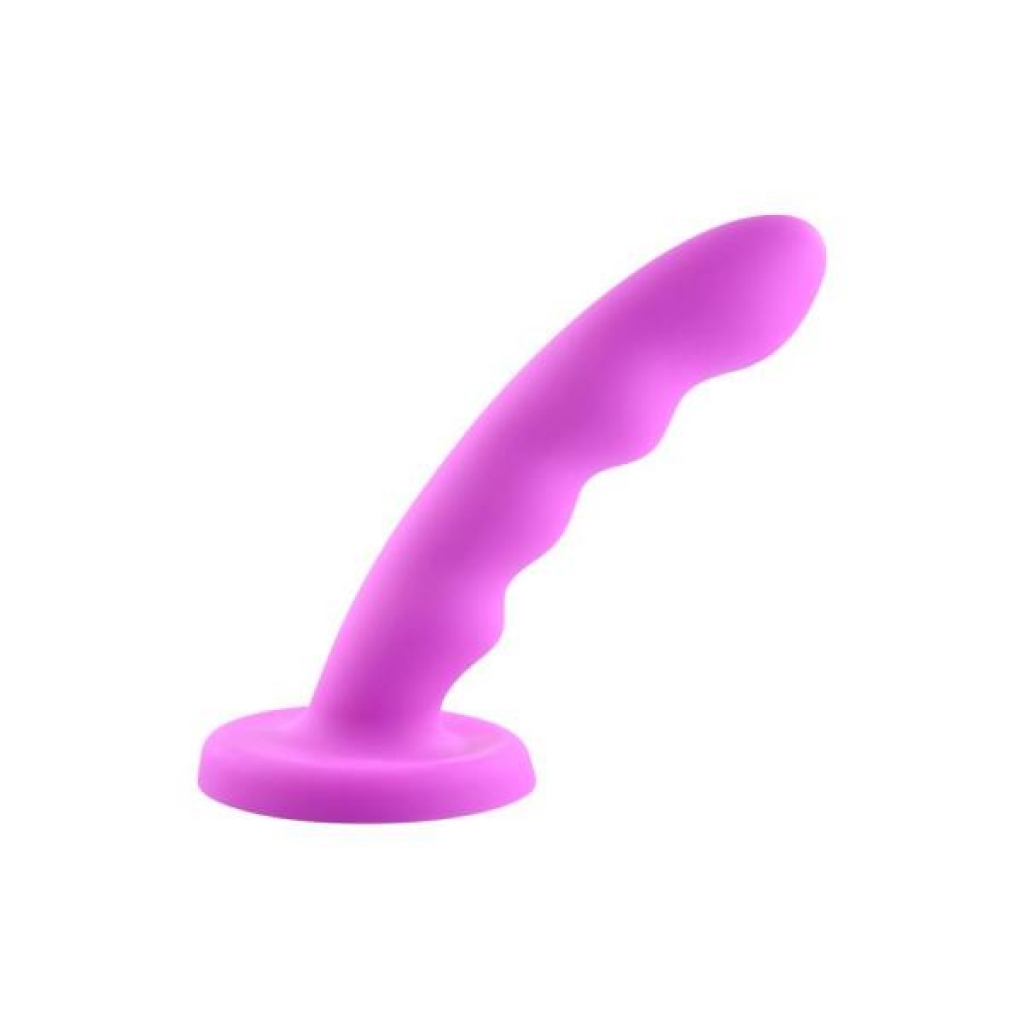 Nautia 8in Silicone Dildo Purple - G-Spot Dildos