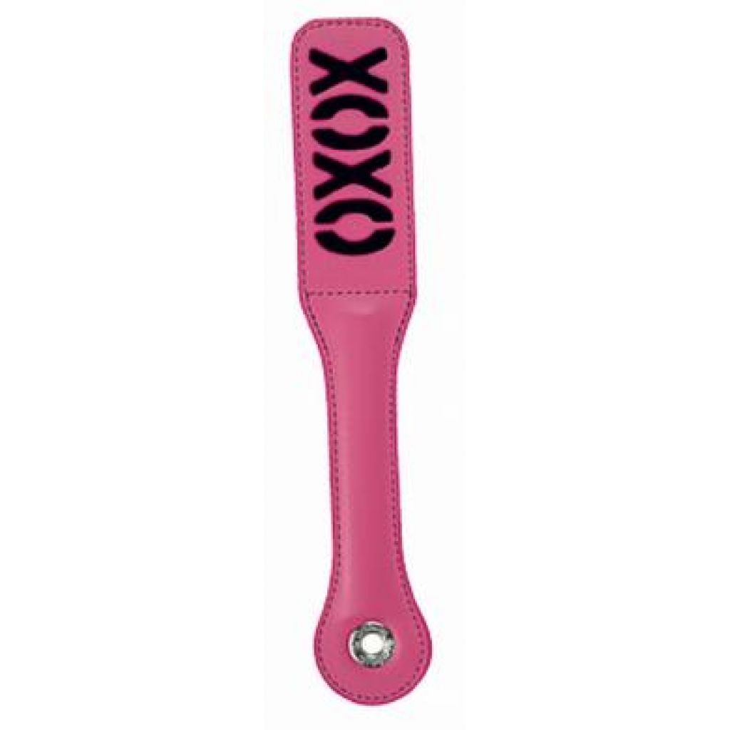 Sex & Mischief Feather Xoxo Paddle - Pink - Paddles