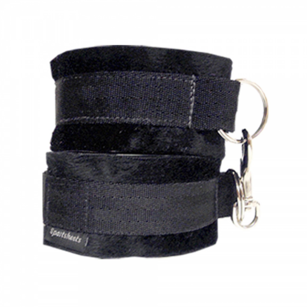 Sportsheets Soft Cuffs Black - Handcuffs