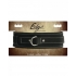 Edge Lined Leather Collar Black O/S - Collars & Leashes