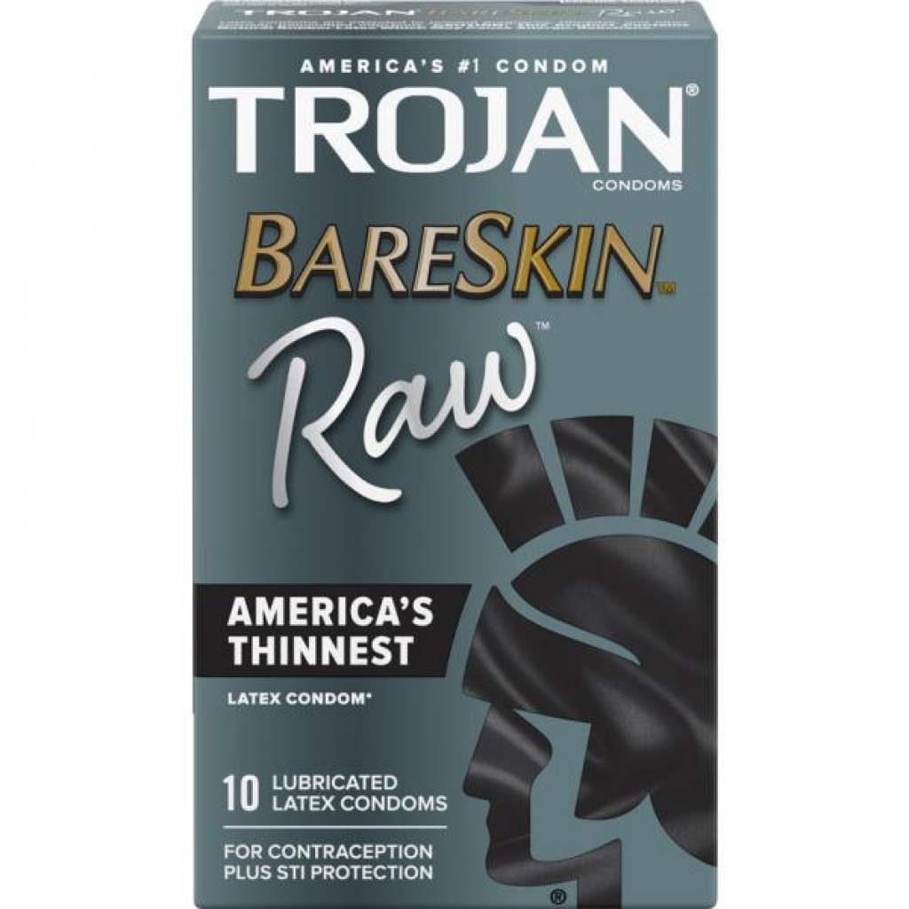 Trojan Bareskin Raw - 10 Ct