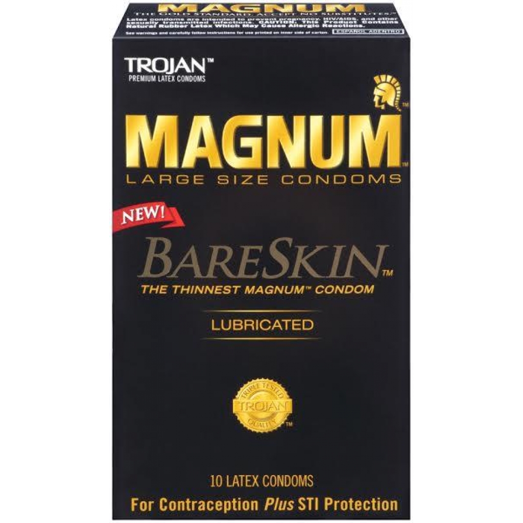 Trojan Magnum Bareskin 10 Pack Condoms - Condoms