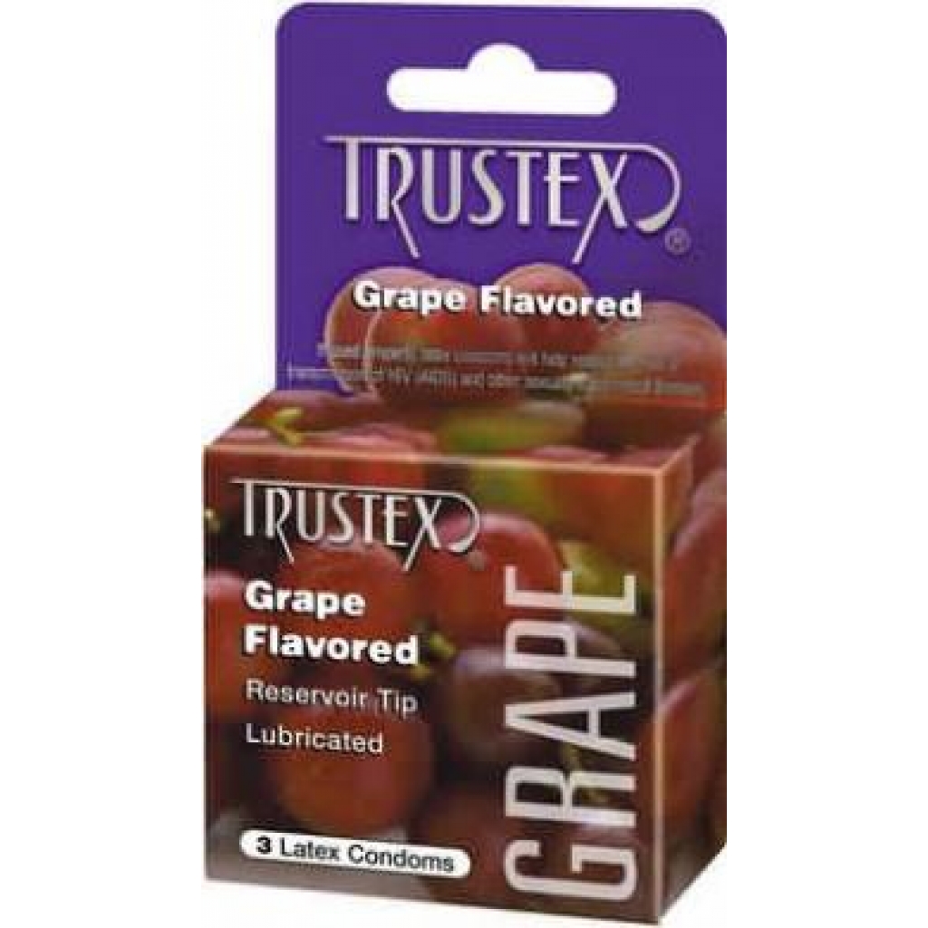 Grape-Flavored Condom - 3 Pack