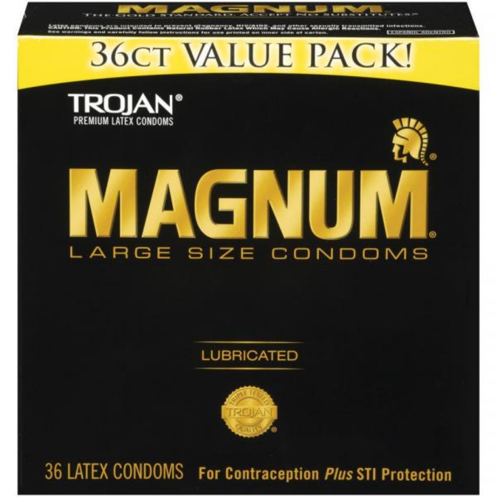 TROJAN MAGNUM 36 PACK - Condoms