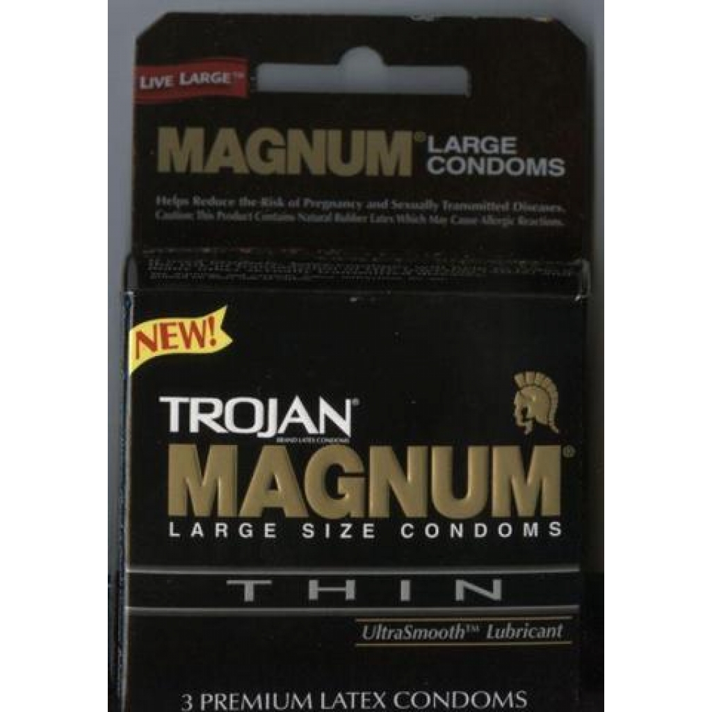 Trojan Magnum Thin 3 Pack - Condoms