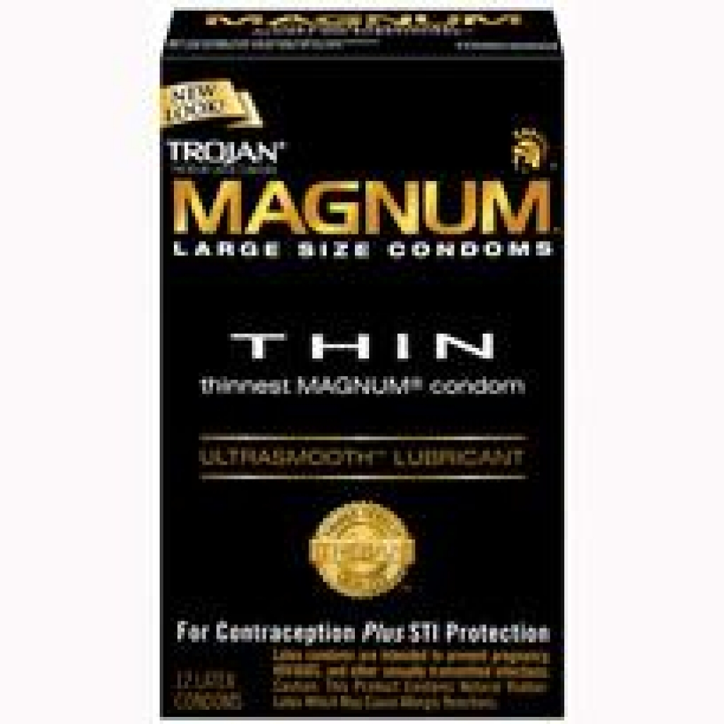 Trojan Magnum Thin 12 Pack - Condoms