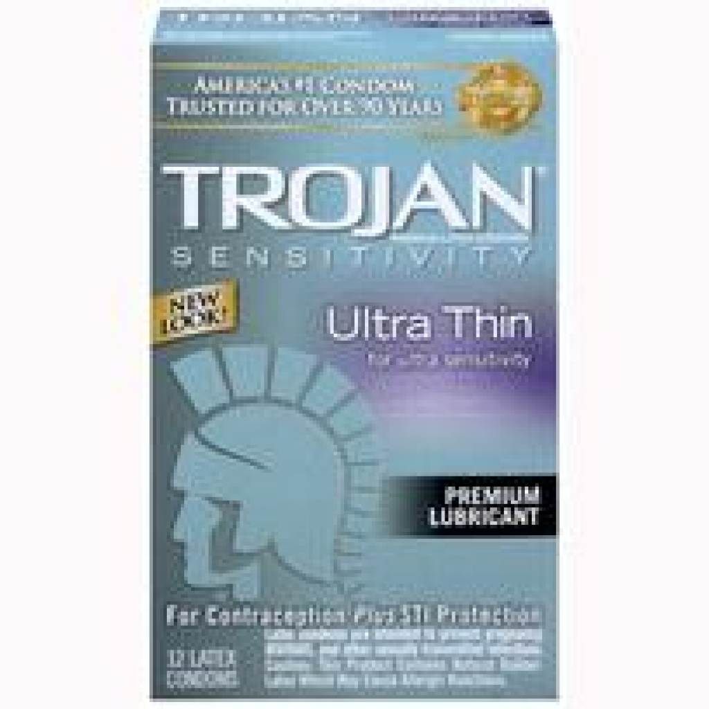Trojan Ultra Thin 12 Pack - Condoms