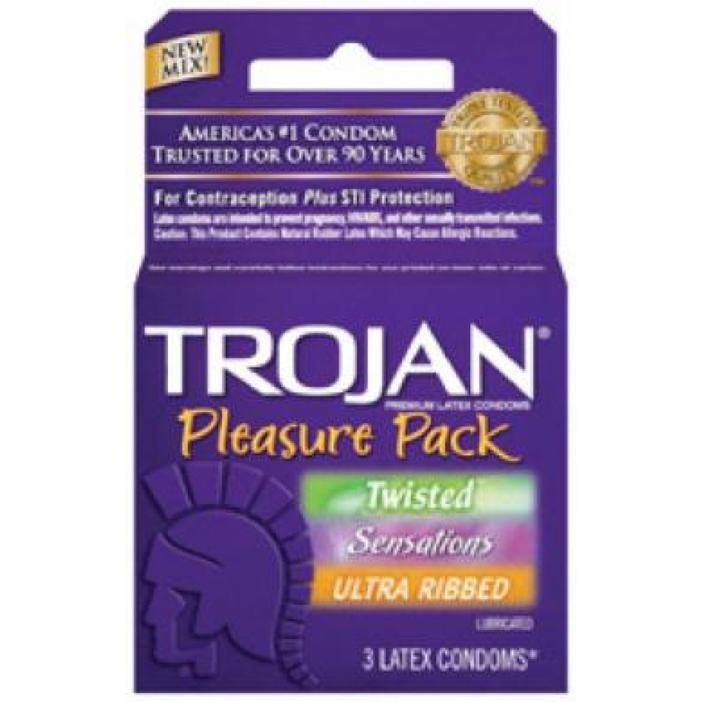 Trojan Pleasure Pack 3S - Condoms