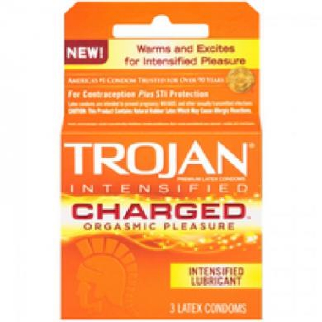 Trojan Intensified Charged 3 Pack - Premium Protection