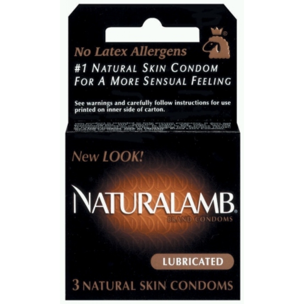 Trojan Natural Lamb Condoms 3Pk. - Condoms