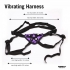 Velvet Vibrating Harness Purple - Harnesses