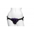 Velvet Vibrating Harness Purple - Harnesses