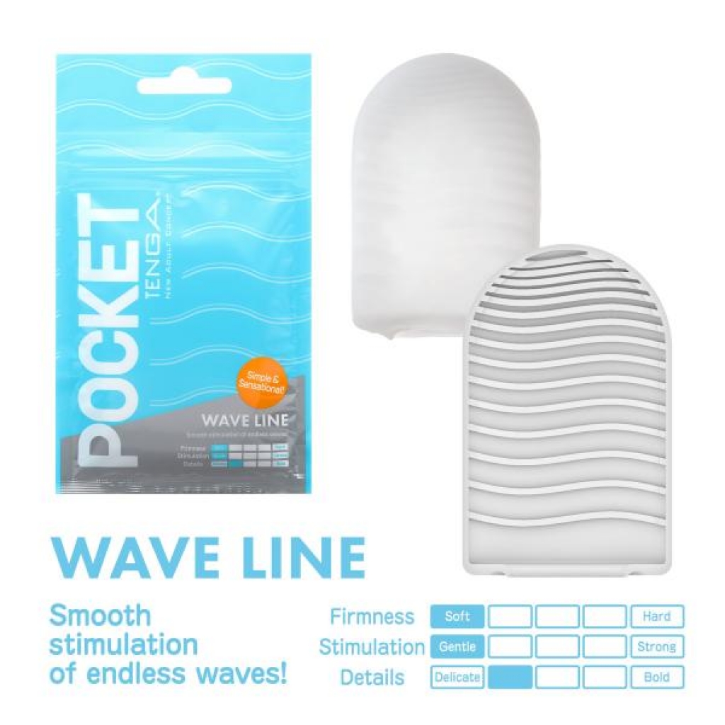 Pocket Tenga Wave Line (net) - Masturbation Sleeves
