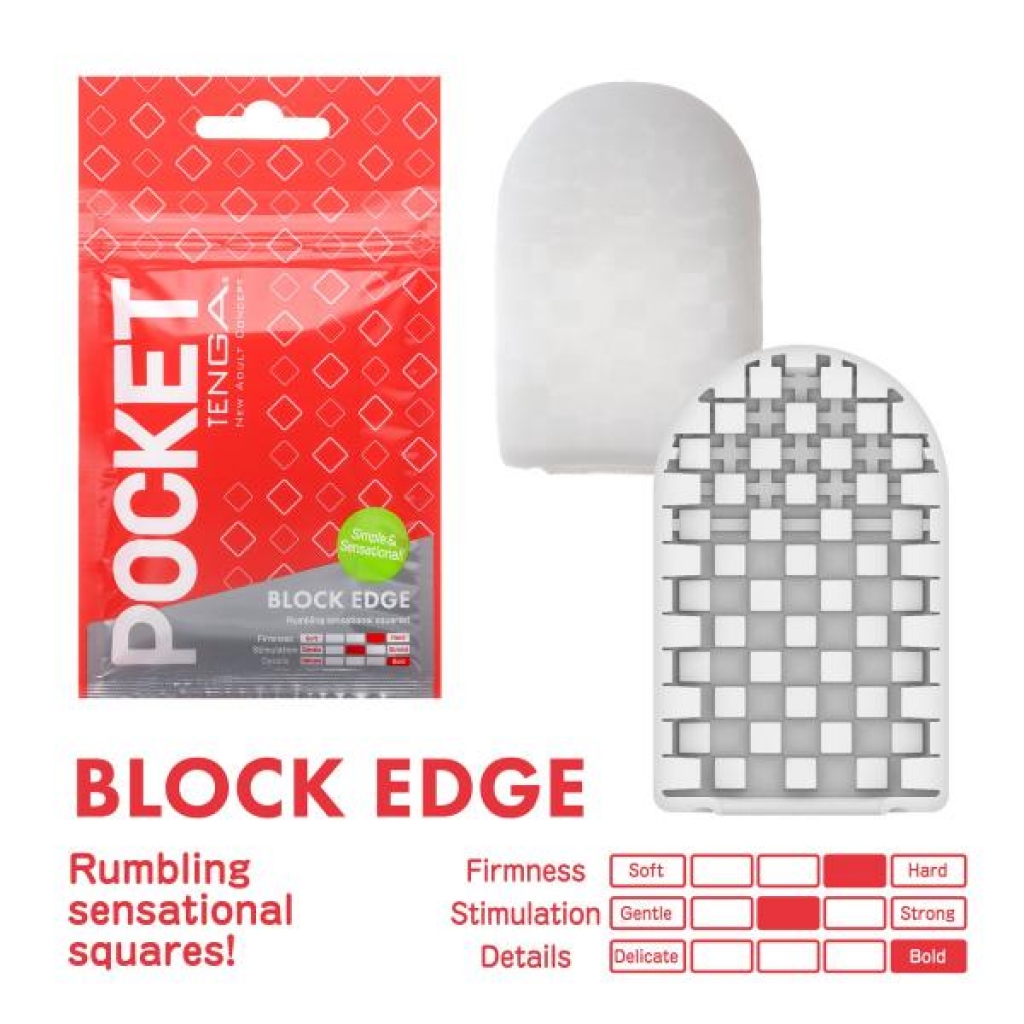 Pocket Tenga Block Edge (net) - Masturbation Sleeves