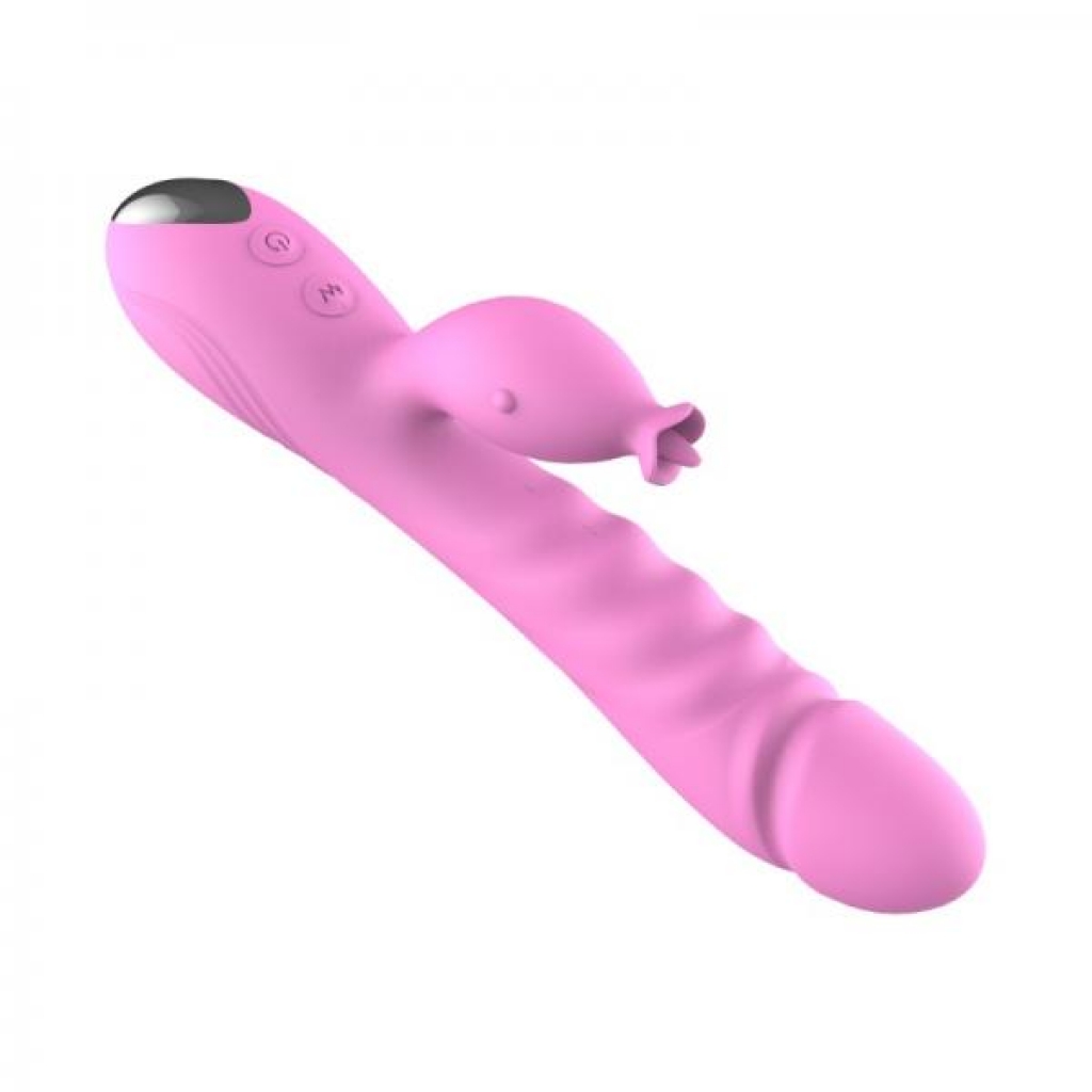 Red Queen Premium Rabbit Vibe Pink - Rabbit Vibrators