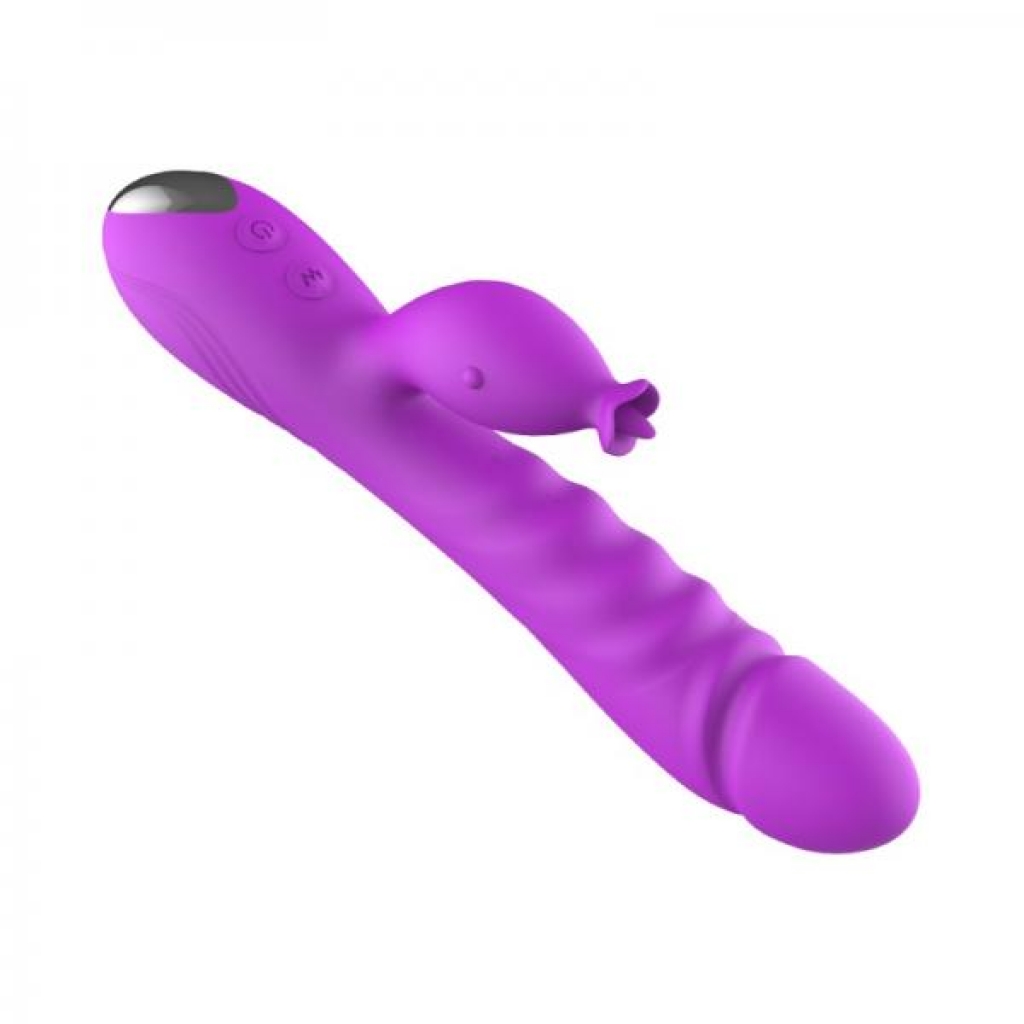 Red Queen Premium Rabbit Vibe Purple - Rabbit Vibrators