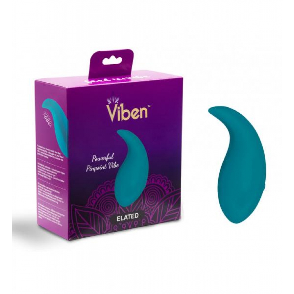 Viben Elated Intense Pin Point Vibe Ocean - Palm Size Massagers