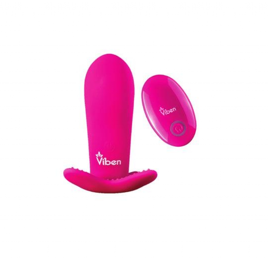 Viben Intrigue Panty Vibe W/ Pleasure Nubs Hot Pink - Vibrating Panties