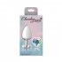 Cheeky Charms Heart Clear Iridescent Large Silver Plug - Anal Plugs