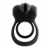 Vedo Thunder Bunny Dual Ring Rechargeable Black Pearl - Couples Vibrating Penis Rings