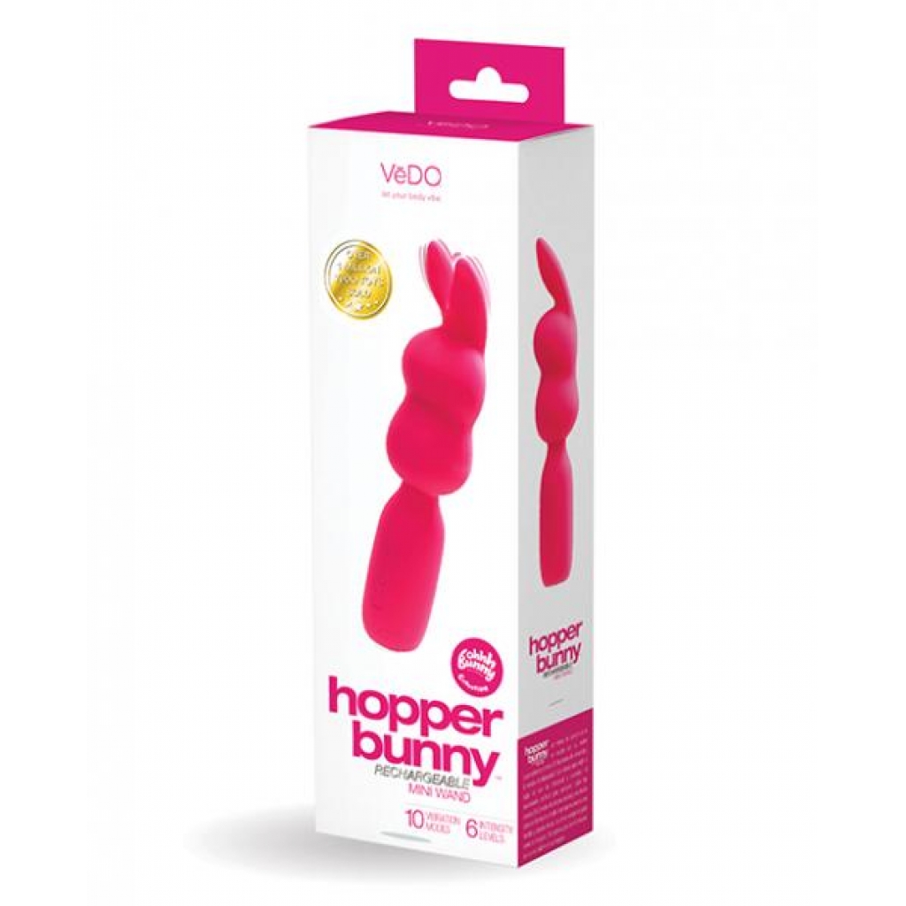 Vedo Hopper Rechargeable Mini Vibe Pretty In Pink - Palm Size Massagers