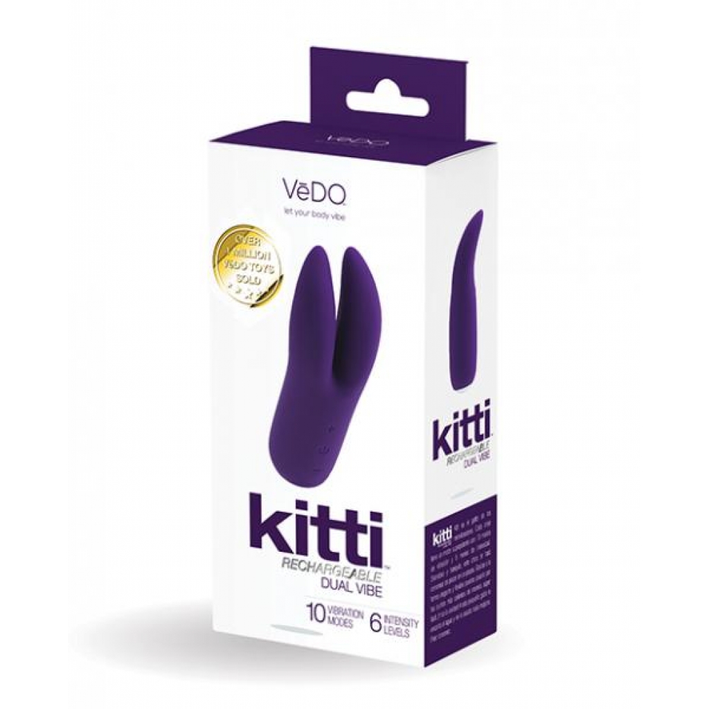 Vedo Kitti Rechargeable Vibe Deep Purple - Palm Size Massagers