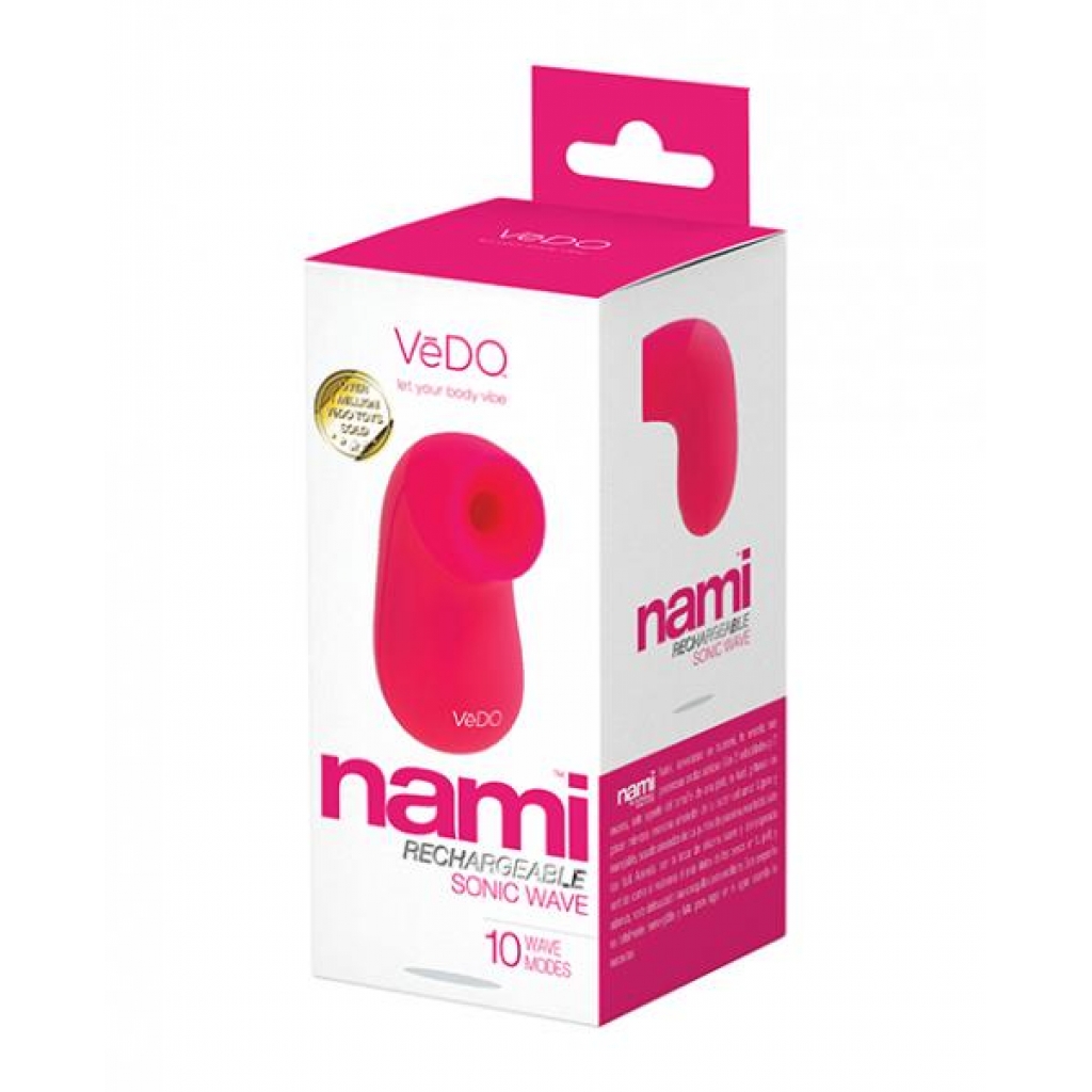 Vedo Nami Sonic Vibe Foxy Pink Rechargeable - Clit Suckers & Oral Suction