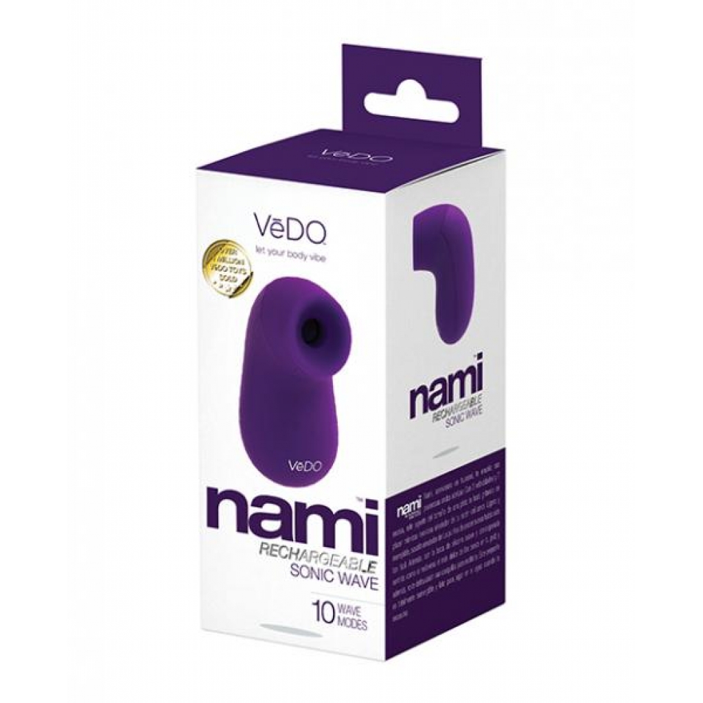 Vedo Nami Sonic Vibe Purple Rechargeable - Clit Suckers & Oral Suction