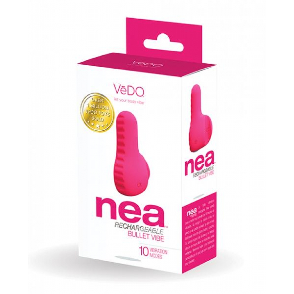 Vedo Nea Rechargeable Finger Vibe Foxy Pink - Finger Vibrators