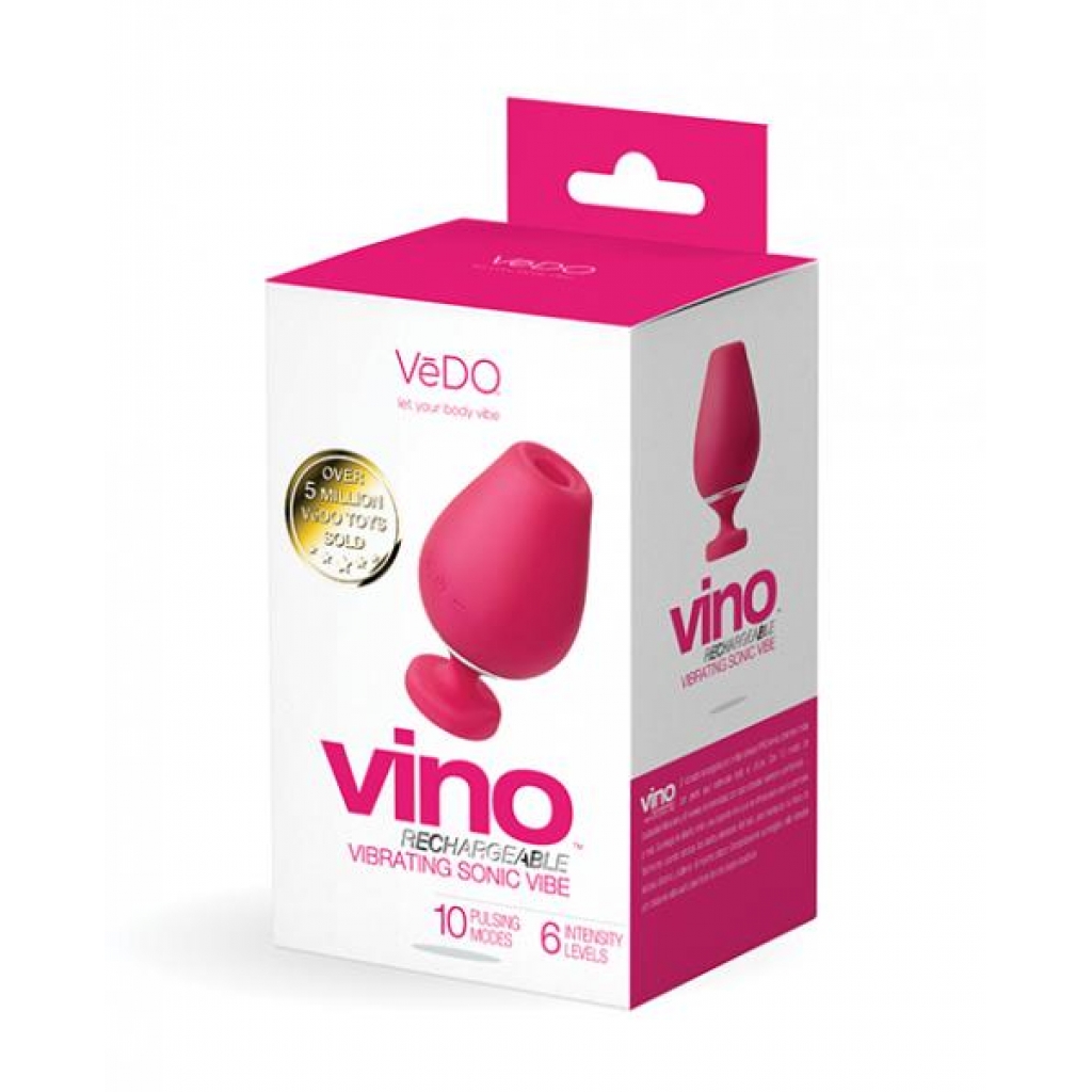 Vedo Vino Vibrating Sonic Vibe Pink - Clit Suckers & Oral Suction