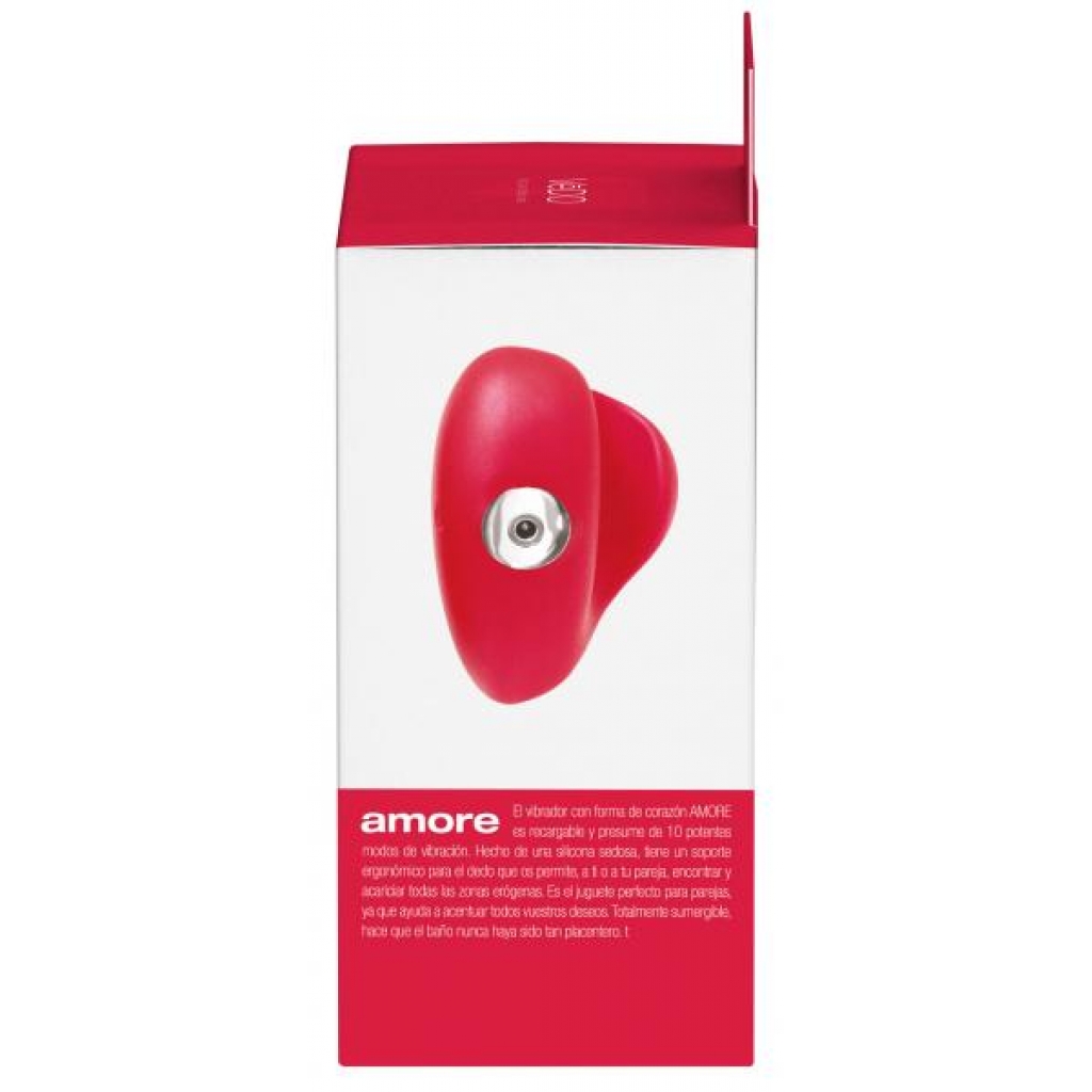 Vedo Amore Rechargeable Vibe Red - Palm Size Massagers