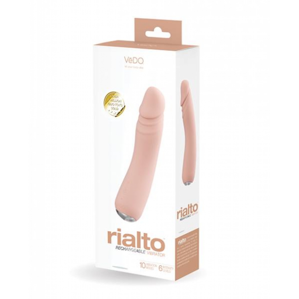 Vedo Rialto Rechargeable Vibe Vanilla - Realistic