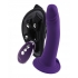 Vedo Diki Vibrating Dildo W/ Harness Deep Purple - Realistic