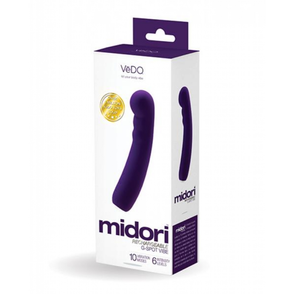 Vedo Midori Rechargeable Gspot Vibe Deep Purple - G-Spot Vibrators