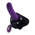 Vedo Strapped Rechargeable Strap On Deep Purple - Harness & Dong Sets