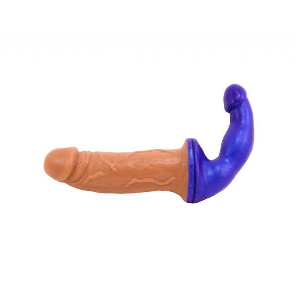 Peacemaker Vixskin Caramel Tan Double Dildo - Double Dildos