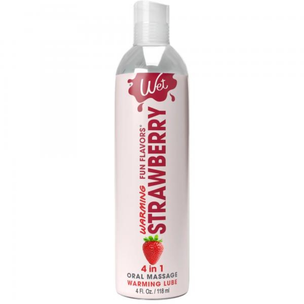 Wet Strawberry Warming 4.oz - Lickable Body