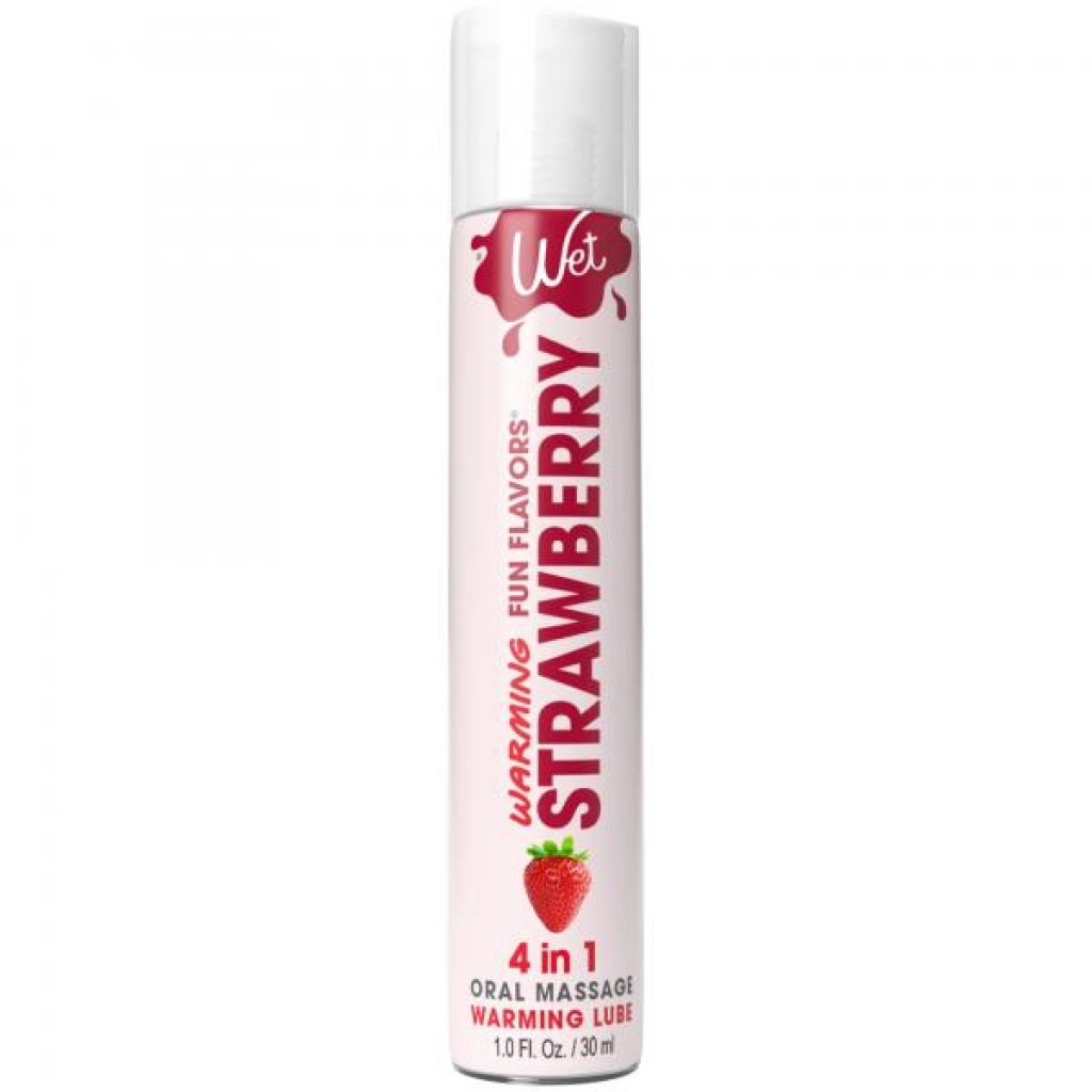 Wet Strawberry Warming 1 Oz - Lickable Body