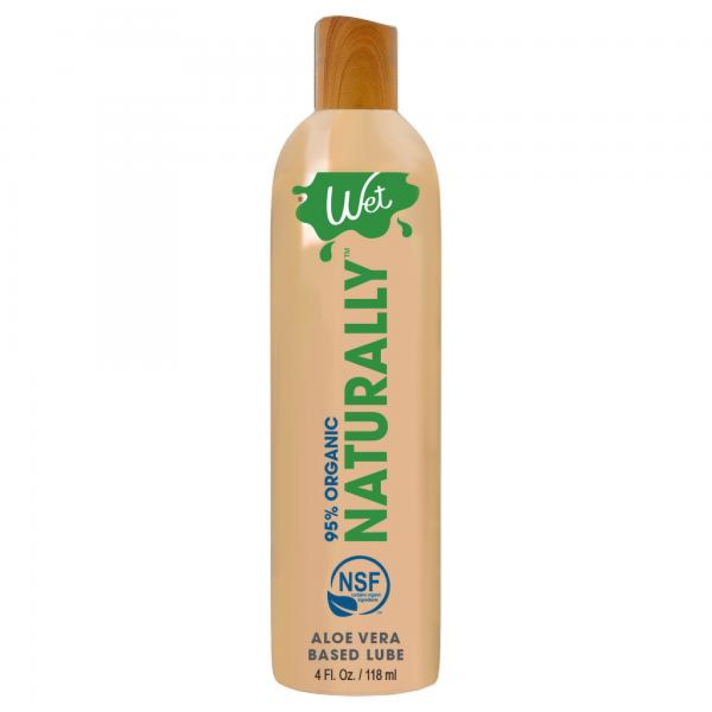 Wet 95% Organic Aloe Based 4oz - Lubricants