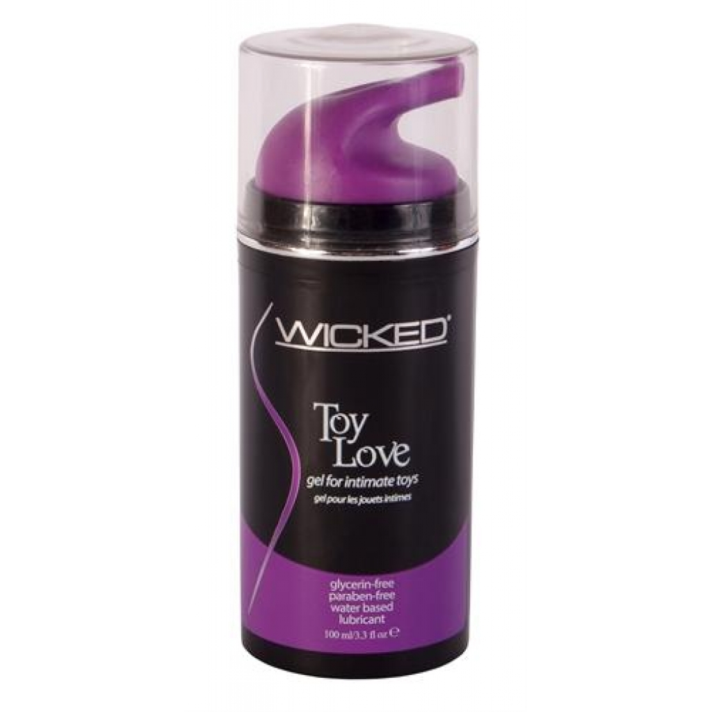 Wicked Toy Love Gel For Toys 3.3oz - Lubricants