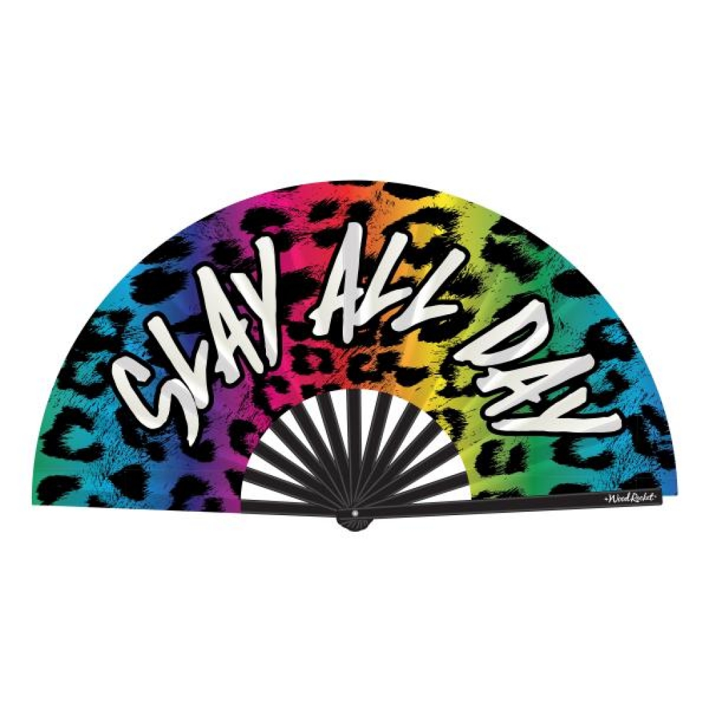 Slay All Day Hand Fan (net) - Gag & Joke Gifts