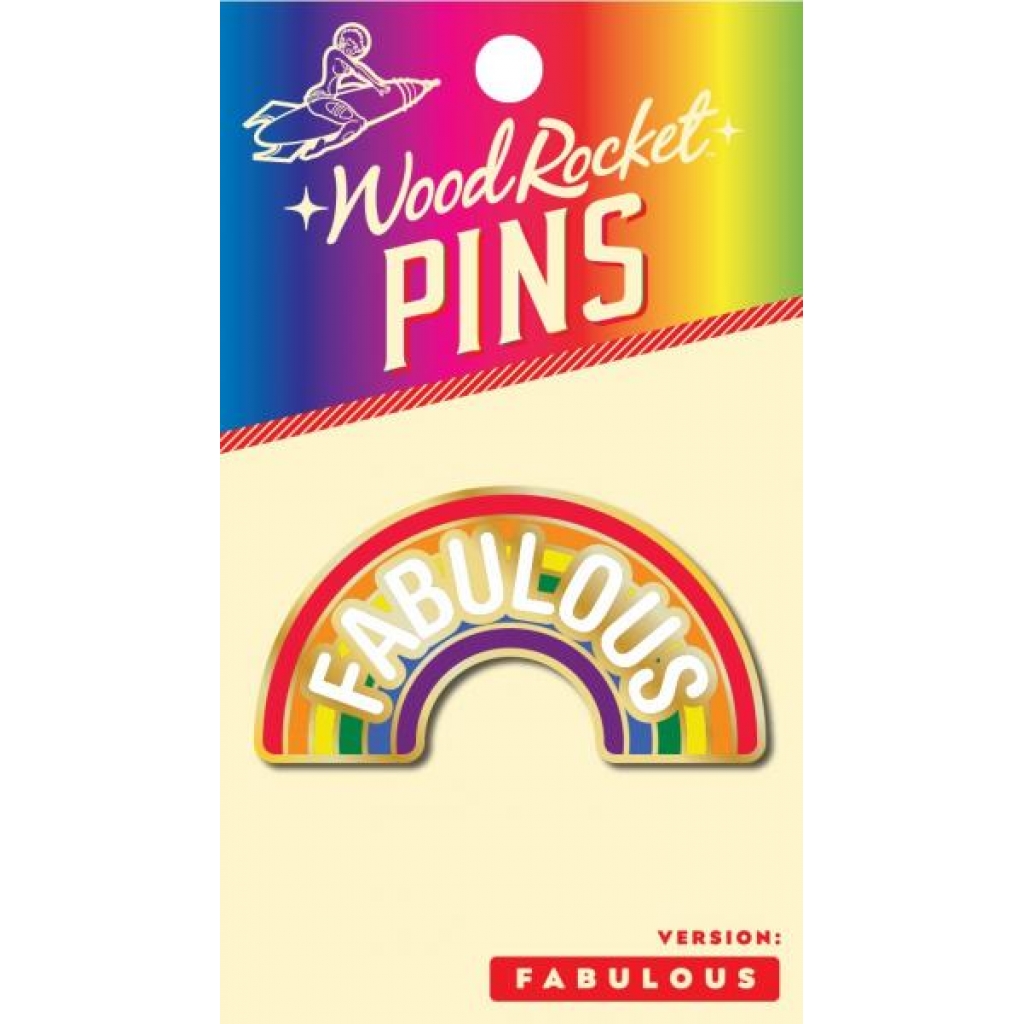 Fabulous Rainbow Pin (net) - Gag & Joke Gifts
