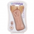 Cloud 9 Personal Double Ended Ribbed Stroker Beige - Pocket Pussies