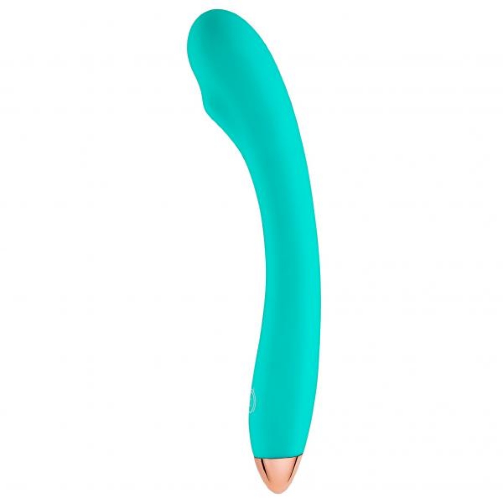 Cloud 9 G-Spot Slim 8 inches Teal Green Vibrator - G-Spot Vibrators