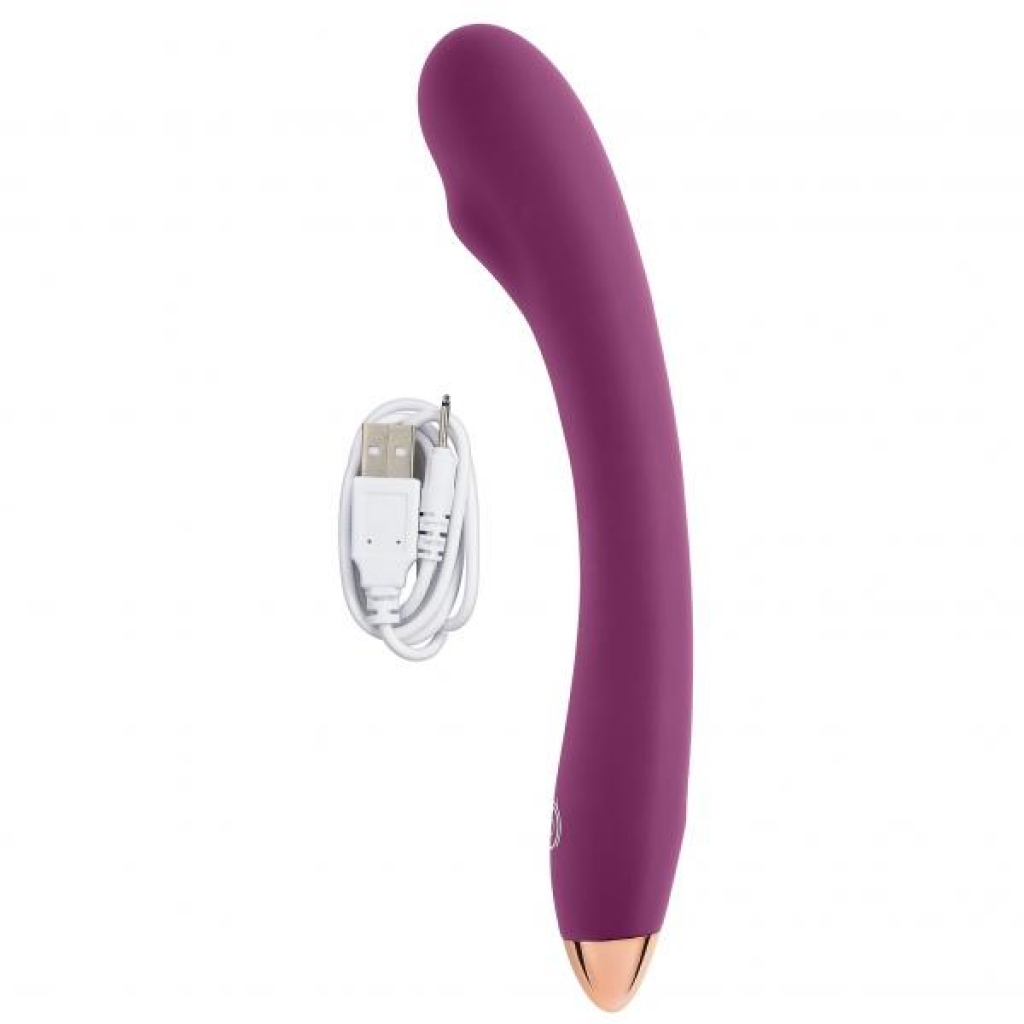 Cloud 9 G-Spot Slim 8 inches Plum Purple Vibrator - G-Spot Vibrators