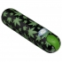 420 Stubby Vibe Black/cannabis Leaf - Bullet Vibrators