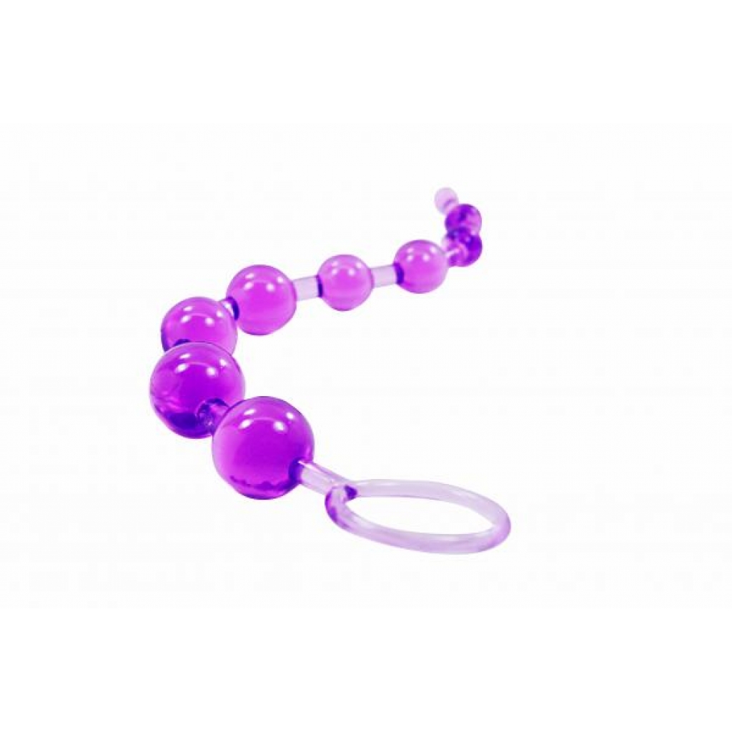 Cloud 9 Classic Anal Beads Purple - Anal Beads