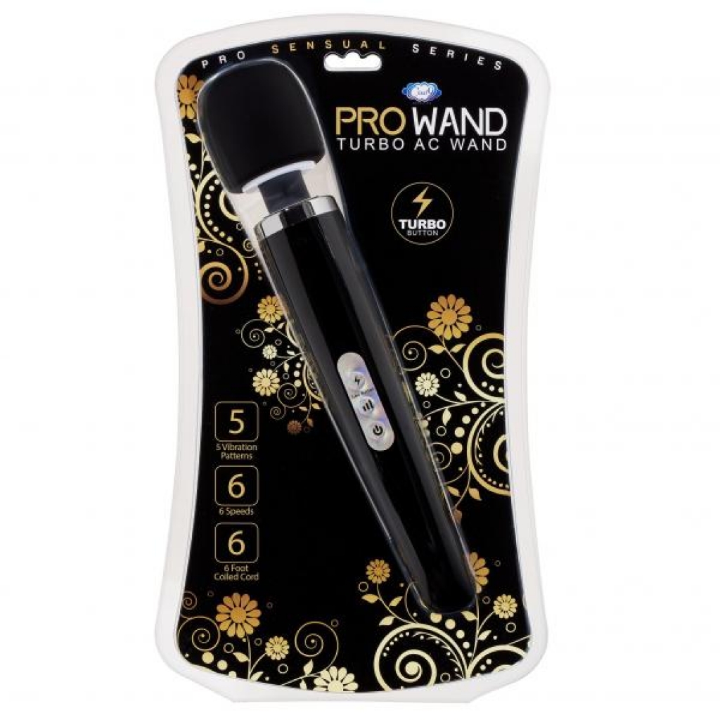 Turbo Ac Power Wand - Blk Pro Sensual Series - Body Massagers